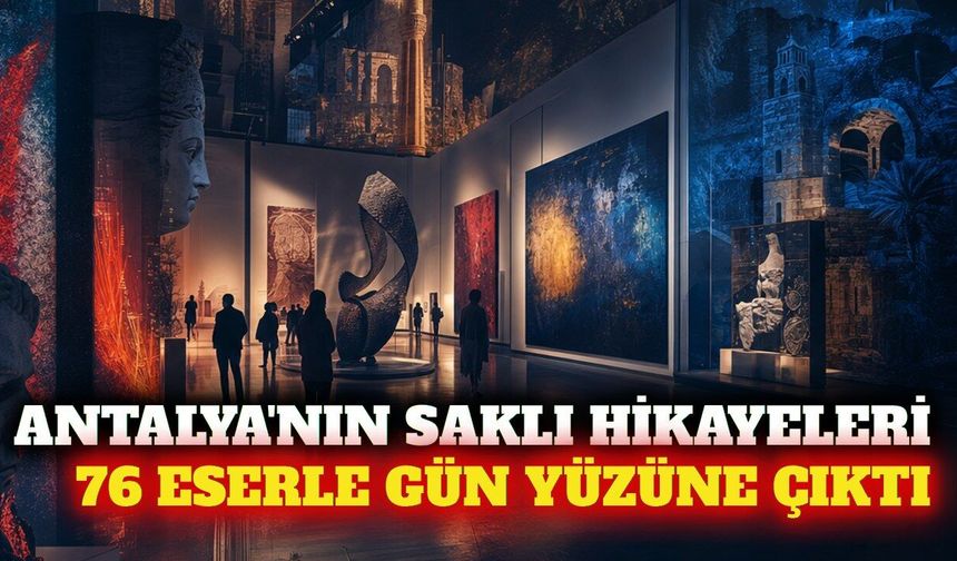 Antalya'nın görsel hafızası 76 eserle sergileniyor