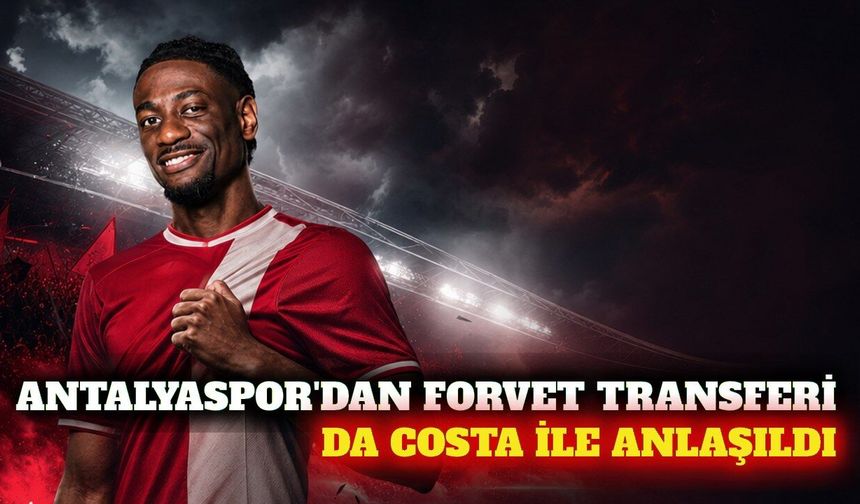 Antalyaspor Nuno Da Costa ile 1+1 yıllık anlaşmaya vardı
