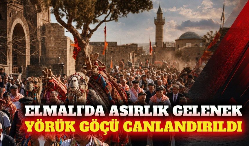 Elmalı'da 12. Temsili Yörük Göçü gerçekleştirildi