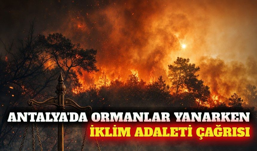 Antalya'daki orman yangınları sonrası iklim adaleti çağrısı