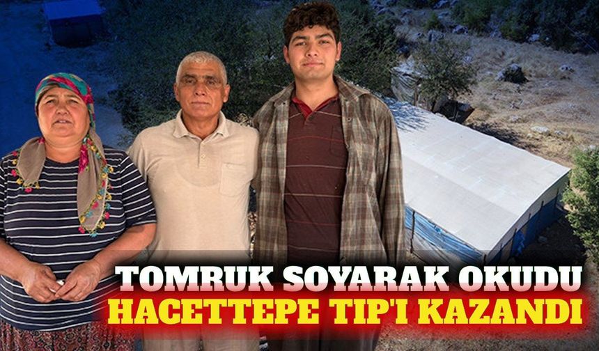 Akseki'de orman işçisi genç Hacettepe Tıp'ı kazandı