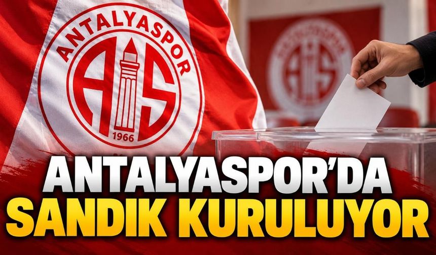 Antalyaspor'da genel kurul gündemi belli oldu: Yönetim seçilecek