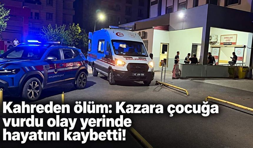 Kahreden ölüm: Kazara çocuğa vurdu olay yerinde hayatını kaybetti!