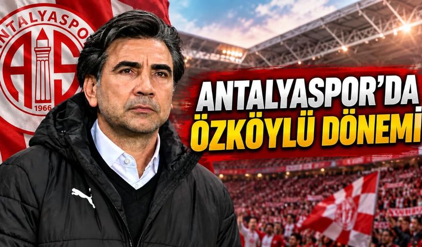 Antalyaspor’da Osman Özköylü dönemi başlıyor