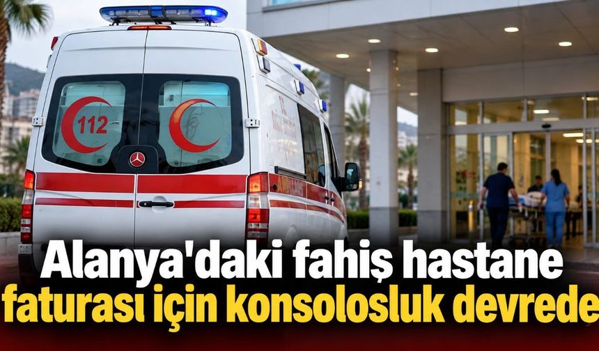 Alanya'daki fahiş hastane faturası için konsolosluk devrede