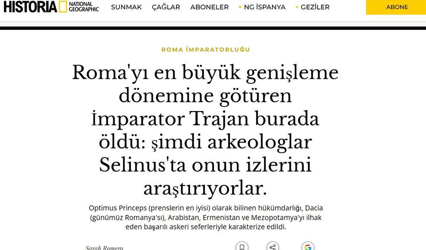 Gazipaşa’daki 2 bin yıllık sır dünya gündeminde! National Geographic Selinus’un izinde