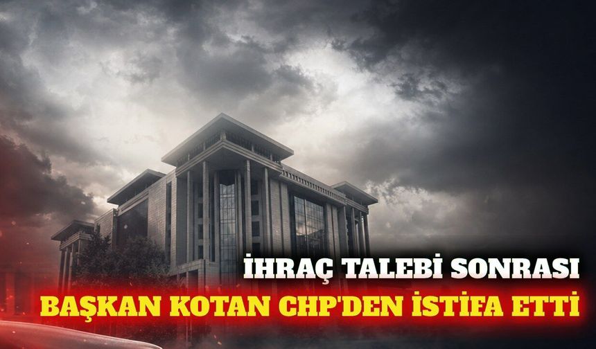 Konyaaltı Belediye Başkanı Cem Kotan CHP'den istifa etti