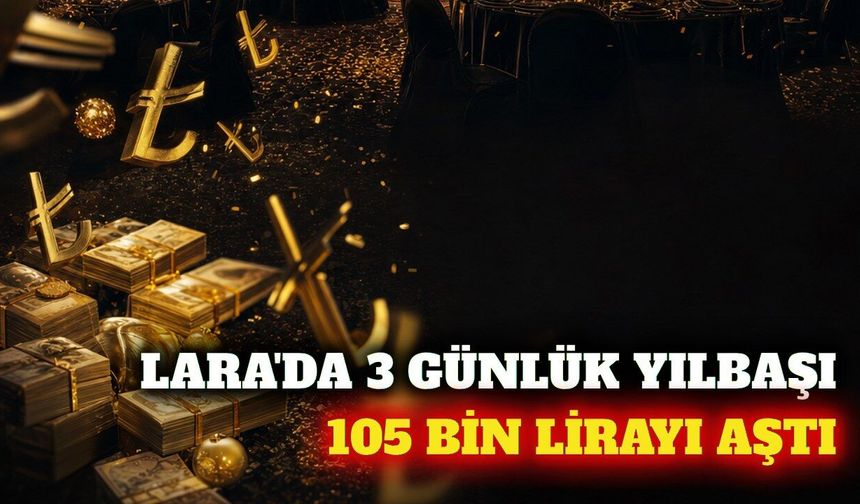 Muratpaşa'da 3 günlük yılbaşı programı 105 bin lirayı aştı