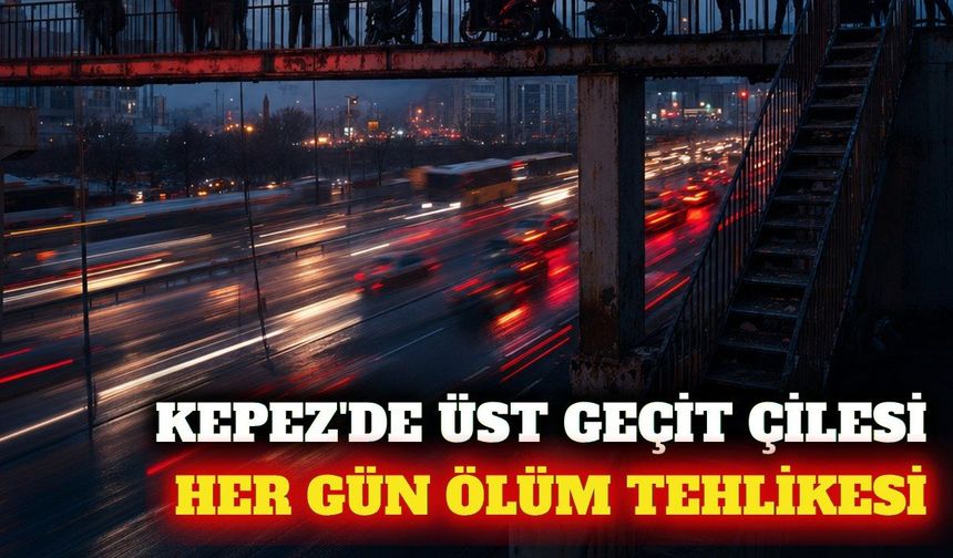 Kepez'de 3 yıllık üst geçit bekleyişi kazalara davetiye
