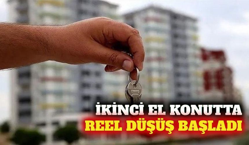 İkinci el konut piyasasında fiyatlar reel olarak geriledi