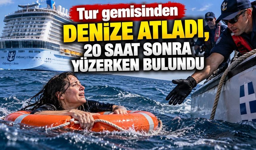Tur Gemisinden Denize Atladı! 20 Saat Sonra Sağ Olarak Bulundu