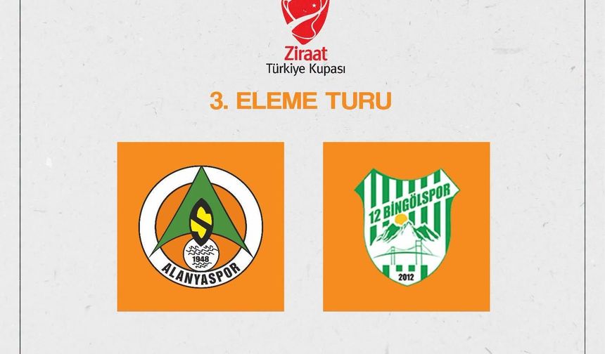 Alanyaspor’un Türkiye Kupası’ndaki rakibi belli oldu