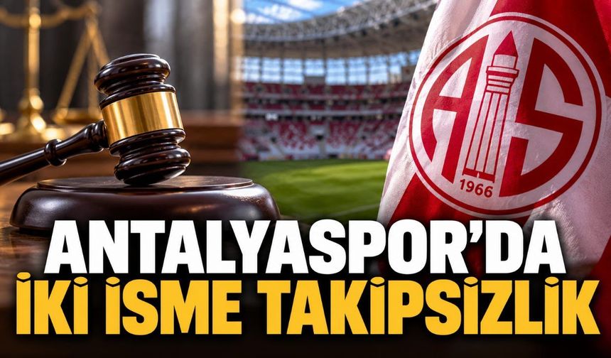 Bahis soruşturmasında Antalyasporlu iki eski yöneticiye takipsizlik