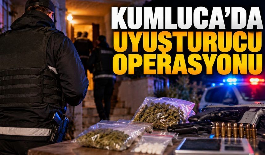 Kumluca’da uyuşturucu operasyonu: 45 adreste 43 kişi yakalandı
