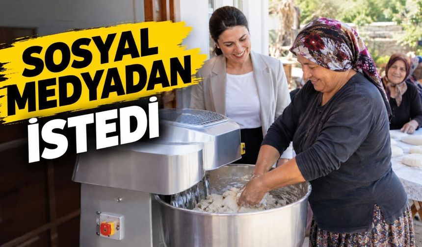 Antalya'da sosyal medyadan istedi, belediye mahalleye gönderdi