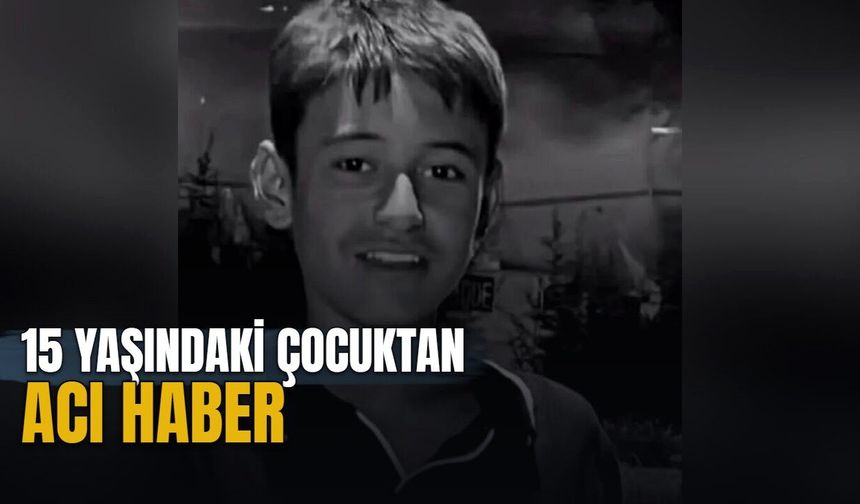 Gazipaşa'da iş makinesine sıkışan 15 yaşındaki çocuk hayatını kaybetti