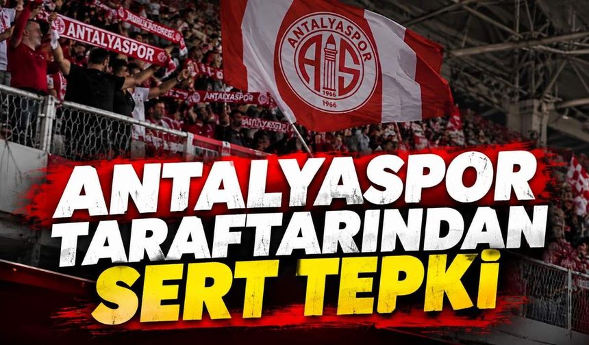 Antalyaspor'un Bolu galibiyeti sonrası 07 Gençlik'ten emniyete tepki