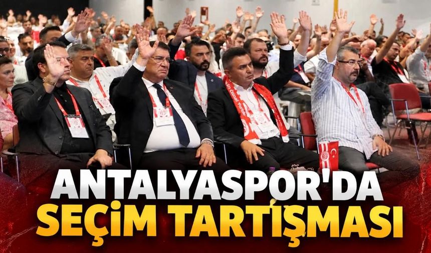 Antalyaspor'da Mustafa Ergün'ün ATSO adaylığı tartışma yarattı