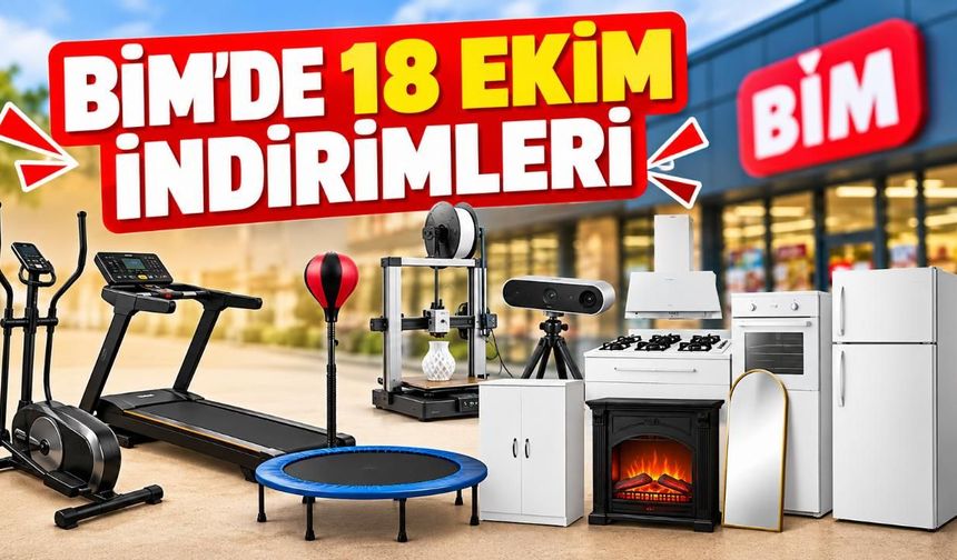 BİM 18 Ekim 2026 indirim kataloğu: İşte ürünler ve fiyatları