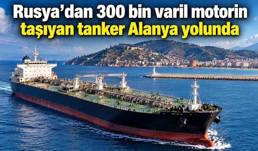 Rusya'dan 300 bin varil motorin taşıyan tanker Alanya yolunda