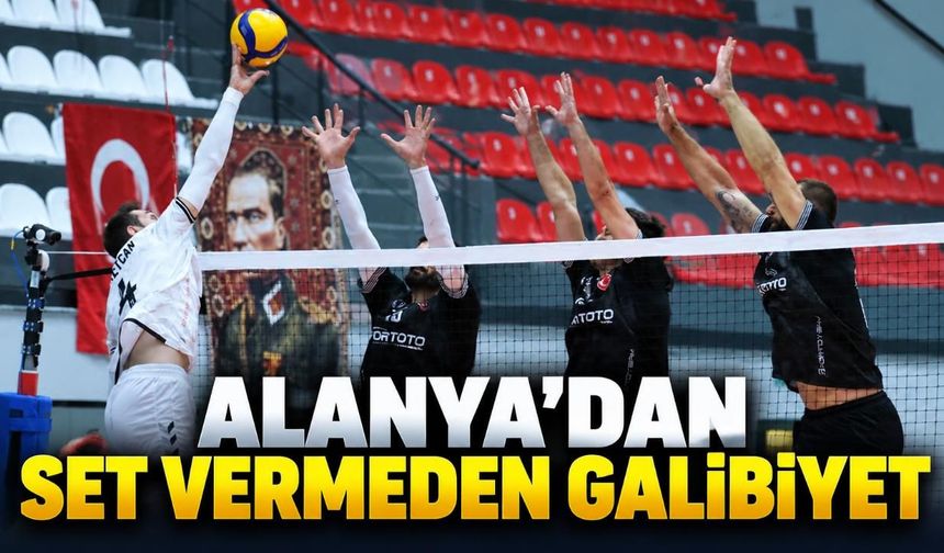 Alanya Belediyespor İstanbul Gençlik'i 3-0 mağlup etti