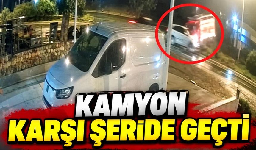 Manavgat'ta kamyon karşı şeride geçti: 3 yaralı