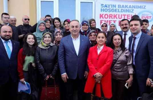 Antalya'da 'Çavuşoğlu' coşkusu