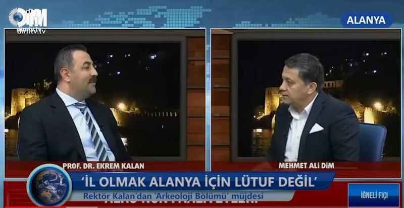 Rektör Kalan’dan Alanya'ya ‘Arkeoloji Bölümü’ müjdesi