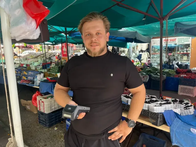 Alanya pazarlarında pos cihazı dönemi