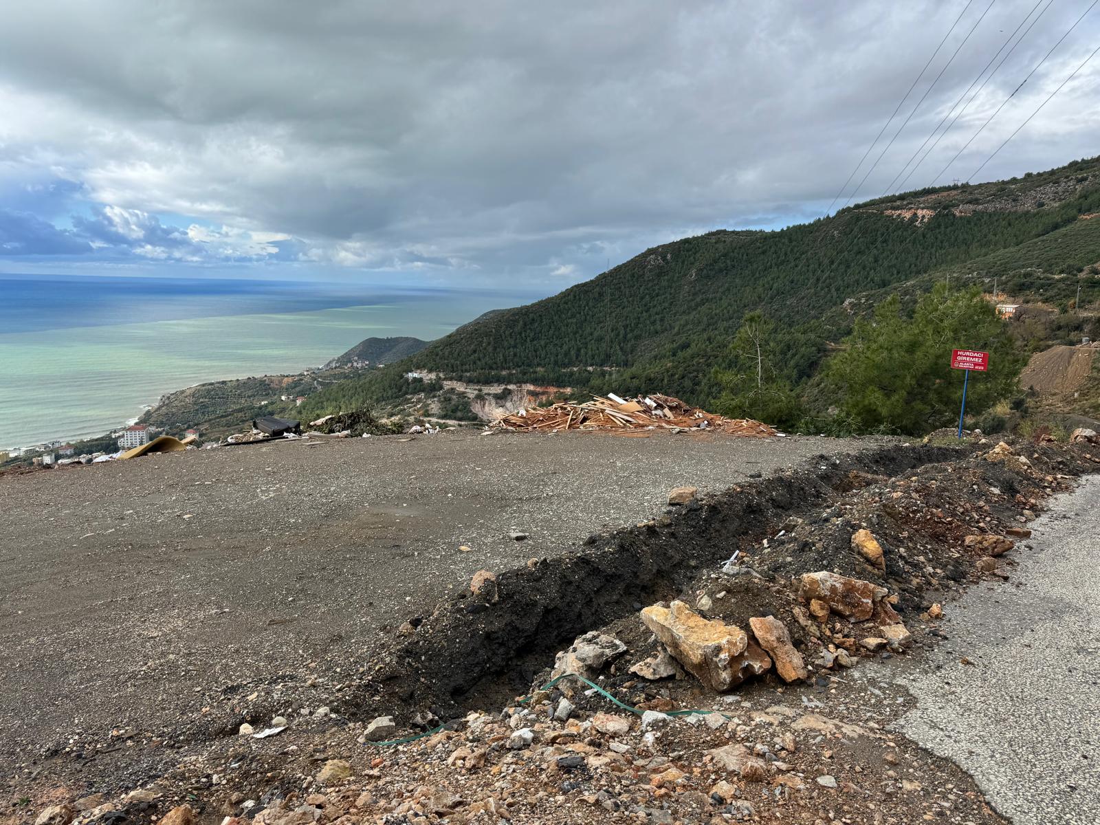 Alanya'da hendekli önlem