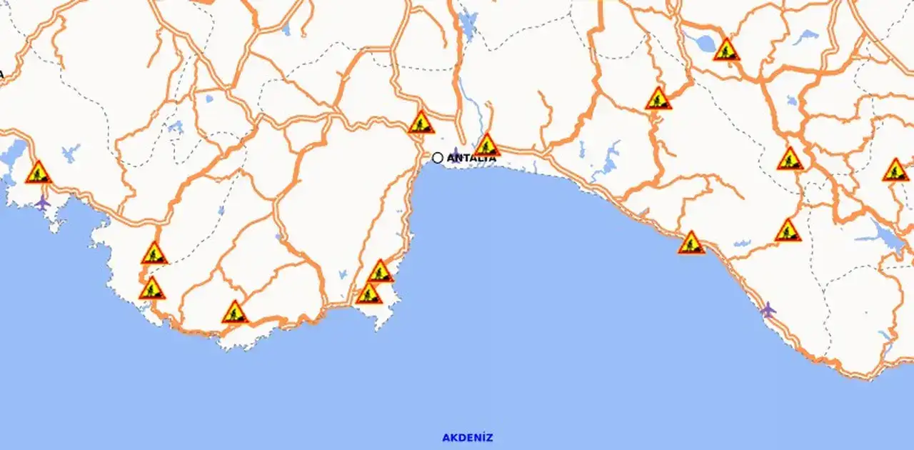 Antalyada 7 Ilcede 10 Noktada Yol Calismasi Var Alanya Yoluna Dikkat 001