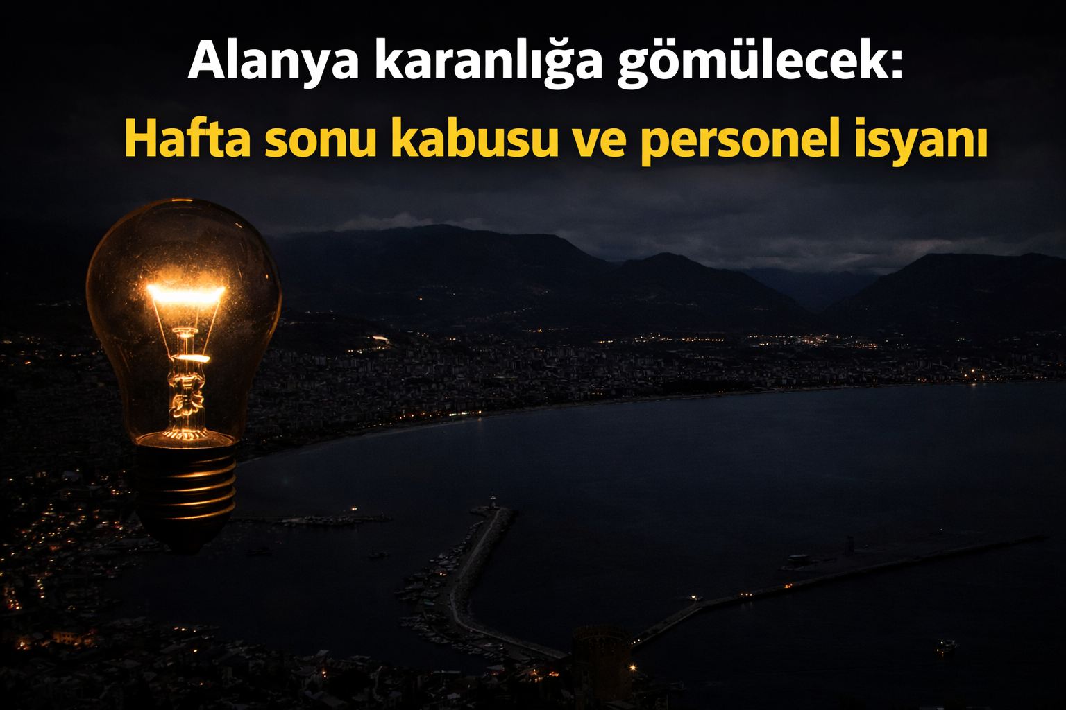 Alanya karanlığa gömülecek! Hafta sonu kabusu ve personel isyanı