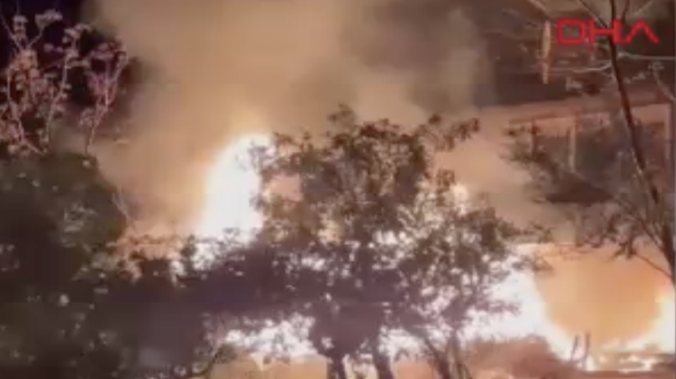 Alanya'da müstakil evde korkutan yangın