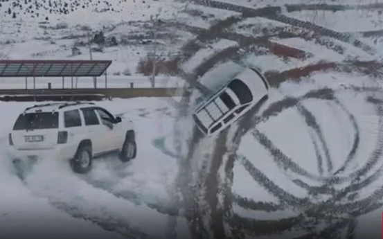 Alanya'da cami avlusunda drift pahalıya patladı