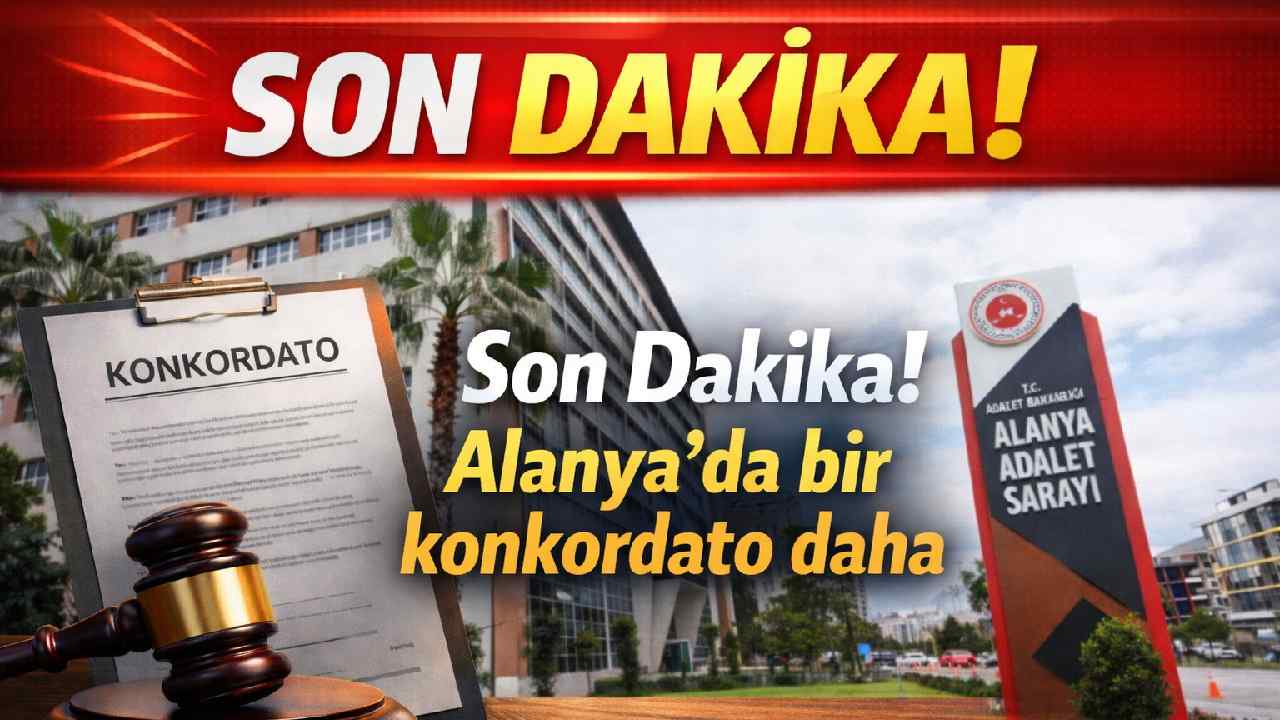 Son Dakika! Alanya'da bir konkordato daha