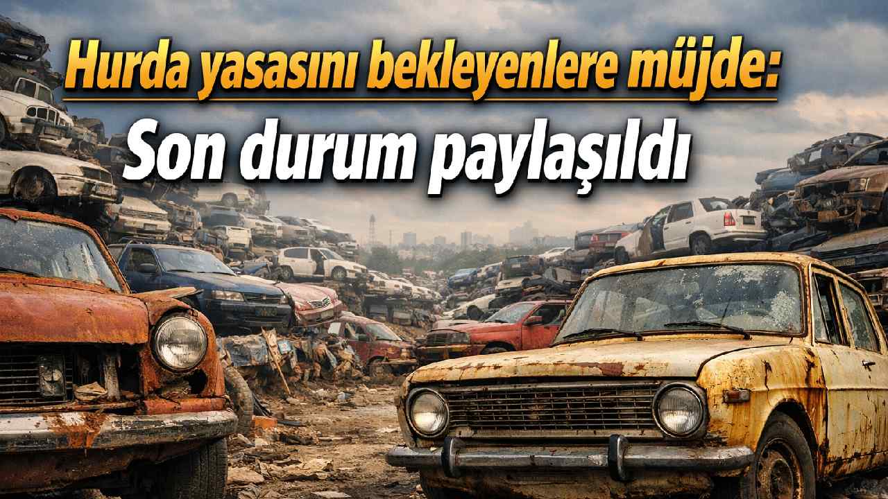 Hurda yasasını bekleyenlere müjde: Son durum paylaşıldı