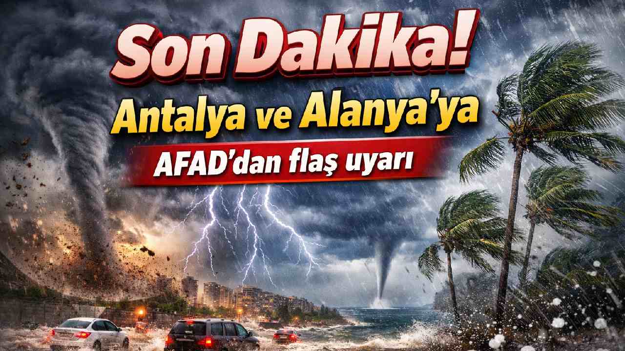 Son Dakika! Antalya ve Alanya'ya AFAD'dan flaş uyarı