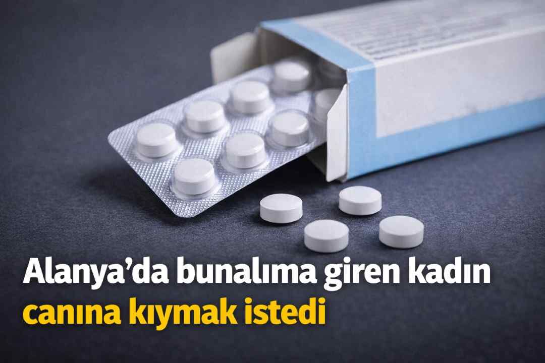 Alanya’da bunalıma giren kadın canına kıymak istedi