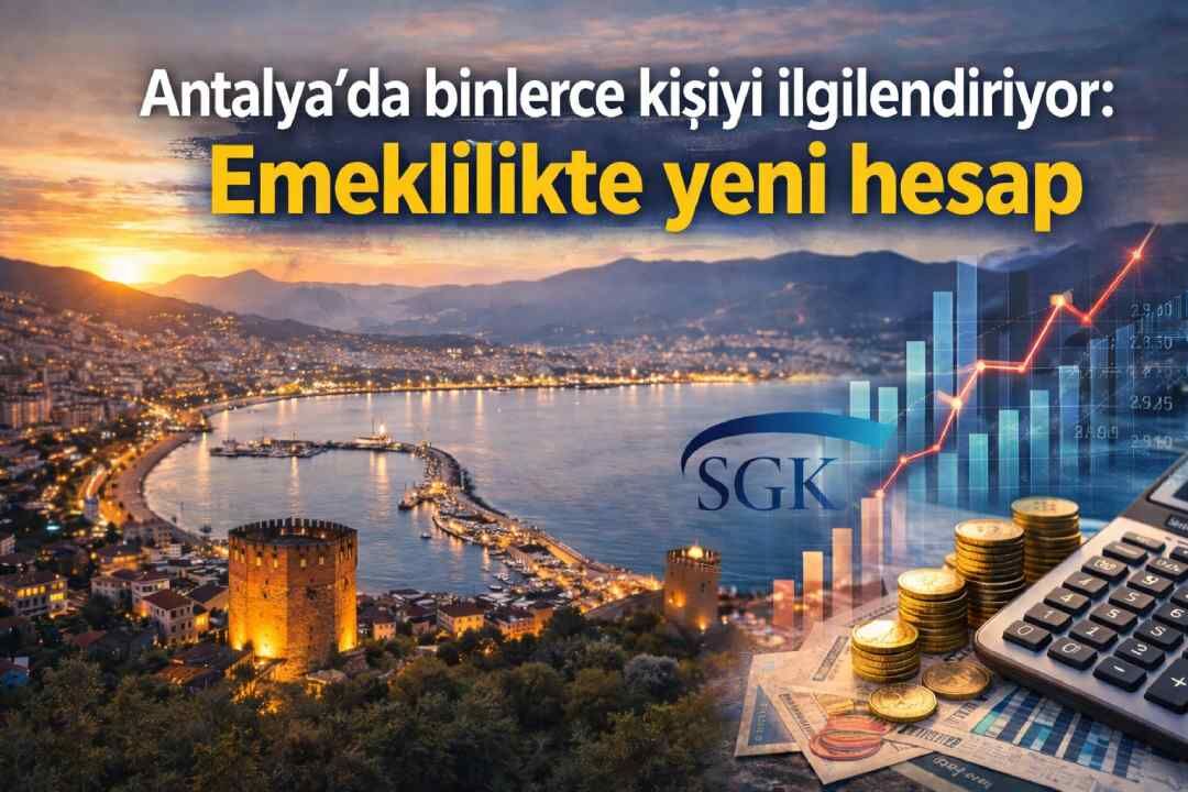 Antalya’da binlerce kişiyi ilgilendiriyor: Emeklilikte yeni hesap