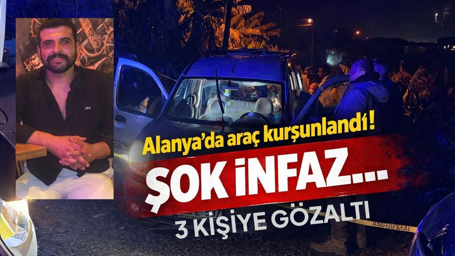 Alanya’daki korkunç infaza 3 gözaltı