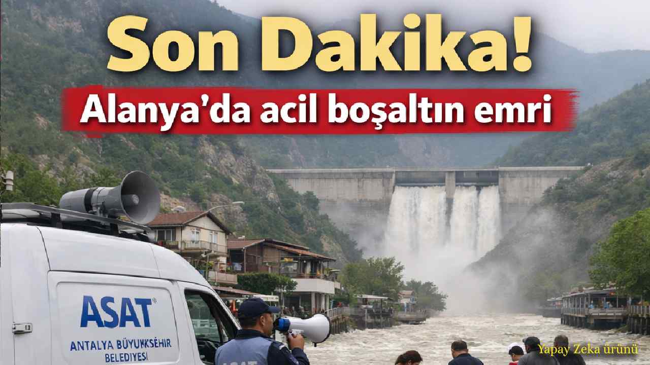 Son Dakika! Alanya'da acil boşaltın emri