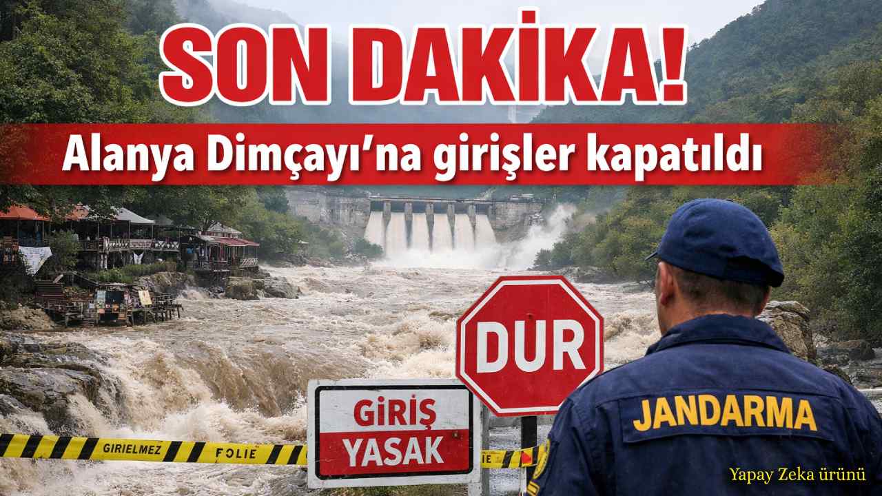 Son Dakika! Alanya Dimçayı'na girişler kapatıldı