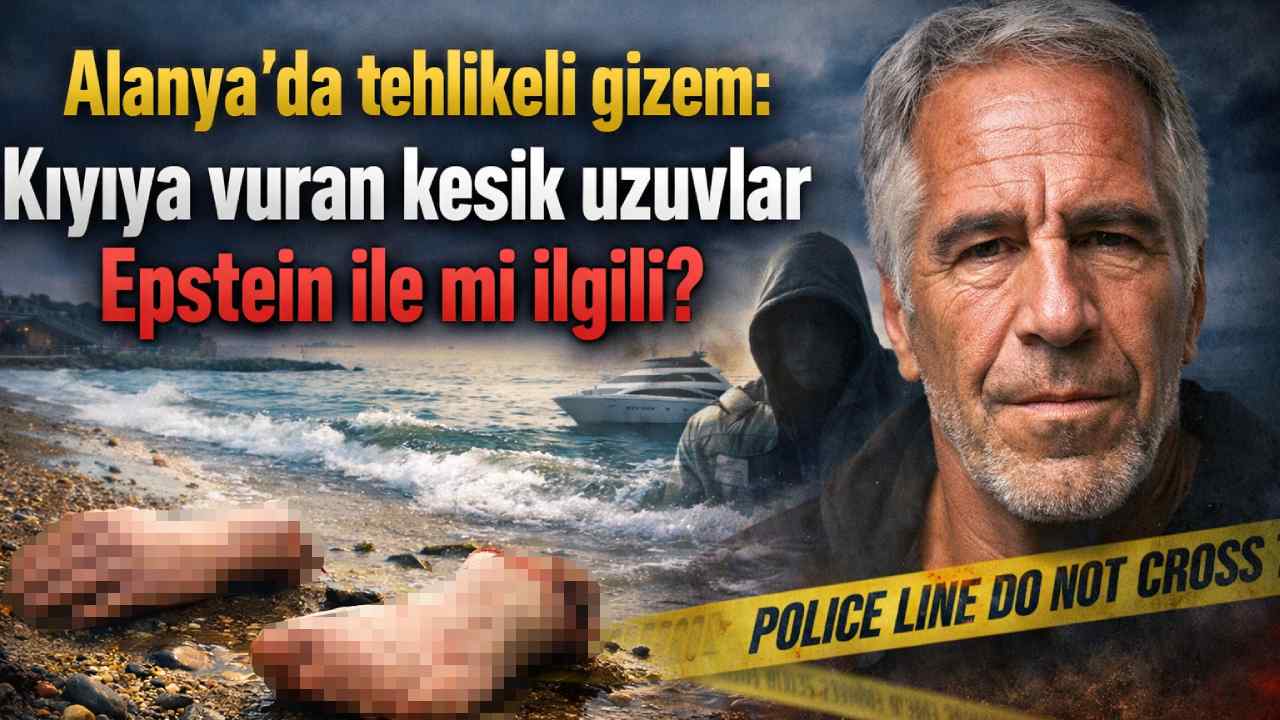 Alanya'da tehlikeli gizem: Kıyıya vuran kesik uzuvlar Epstein ile mi ilgili?