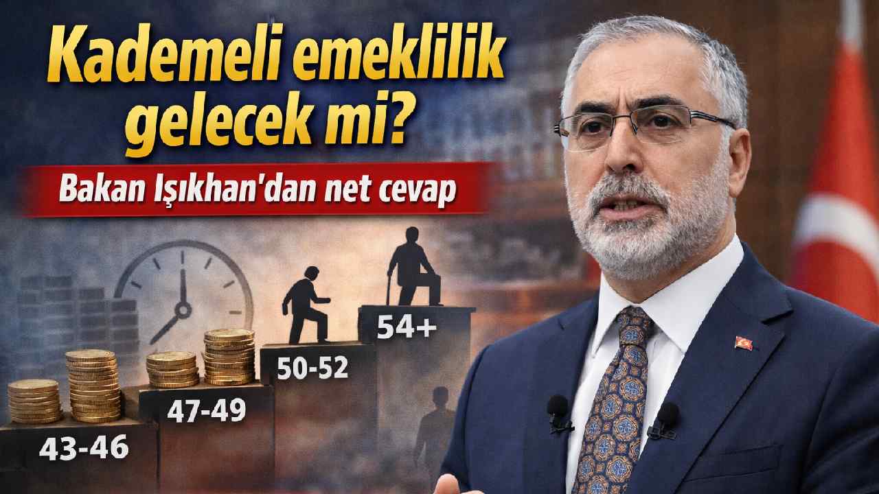 Kademeli emeklilik gelecek mi? Bakan Işıkhan'dan net cevap