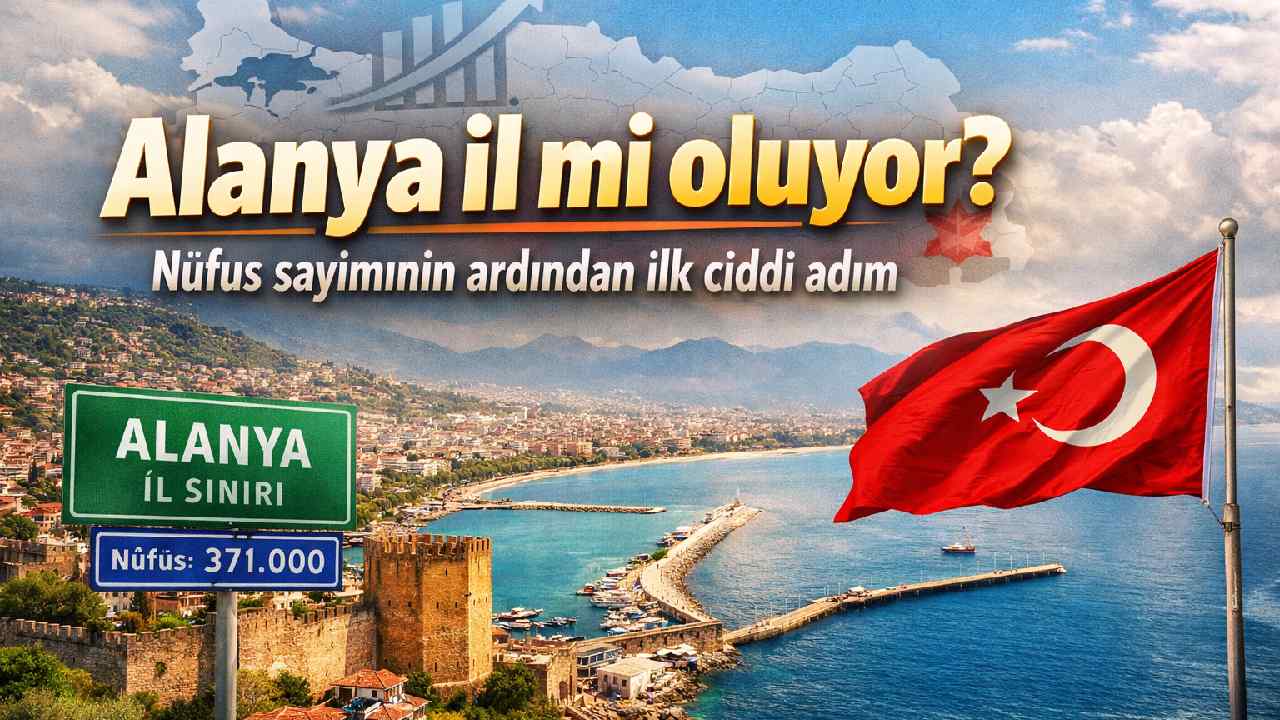 Alanya il mi oluyor? Nüfus sayımının ardından ilk ciddi adım