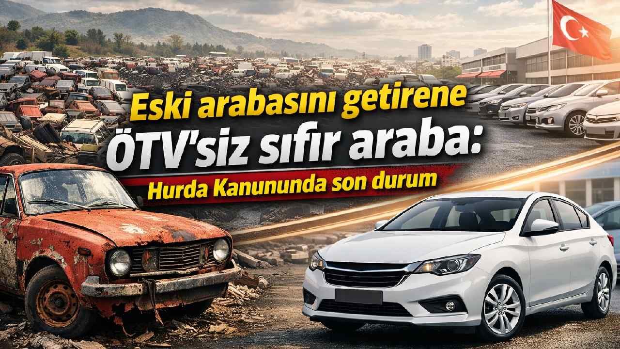 Eski arabasını getirene ÖTV'siz sıfır araba: Hurda Kanununda son durum