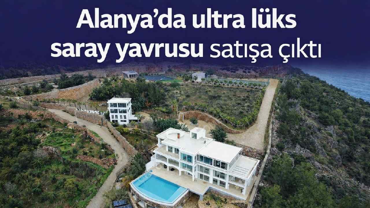 Alanya'da ultra lüks saray yavrusu satışa çıktı