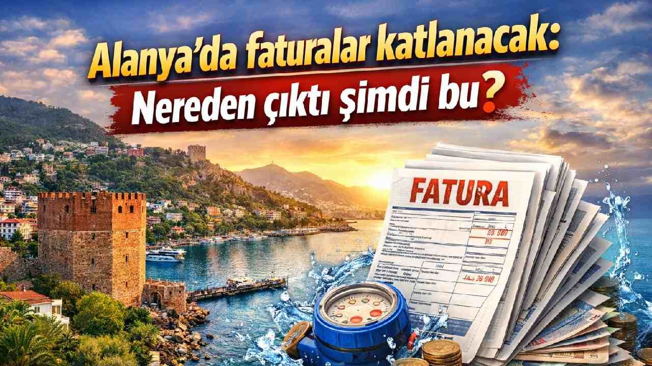 Alanya'da faturalar katlanacak: Nereden çıktı şimdi bu?