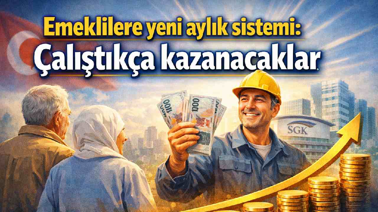 Emeklilere yeni aylık sistemi: Çalıştıkça kazanacaklar