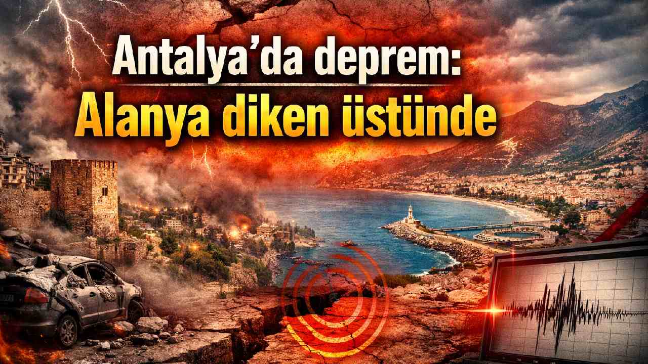 Antalya'da deprem: Alanya diken üstünde